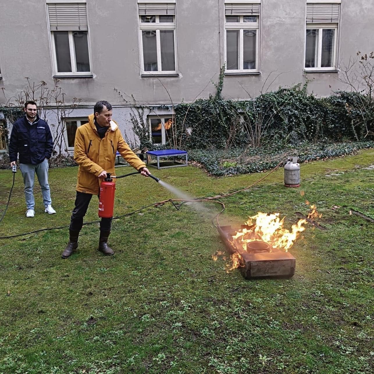 Feuerlöschübung
